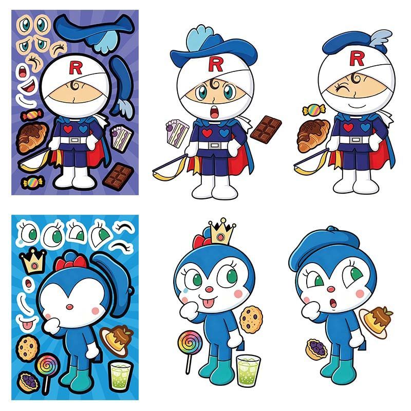 Anpanman collage stickers, cut - огляд і ціна Cosplay Prop Diy