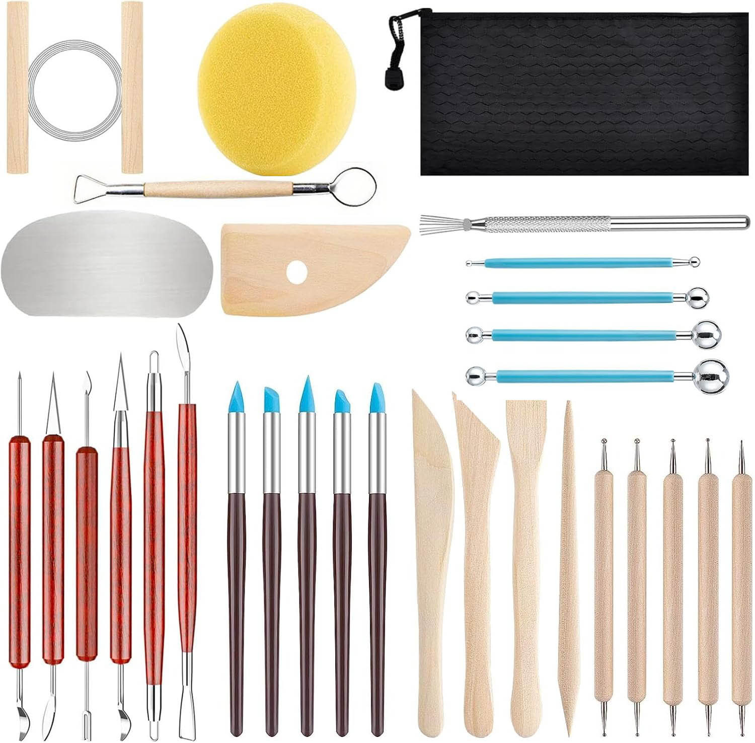 31Pcs/set Art Ceramics Making  - огляд і ціна Craft Knife Set