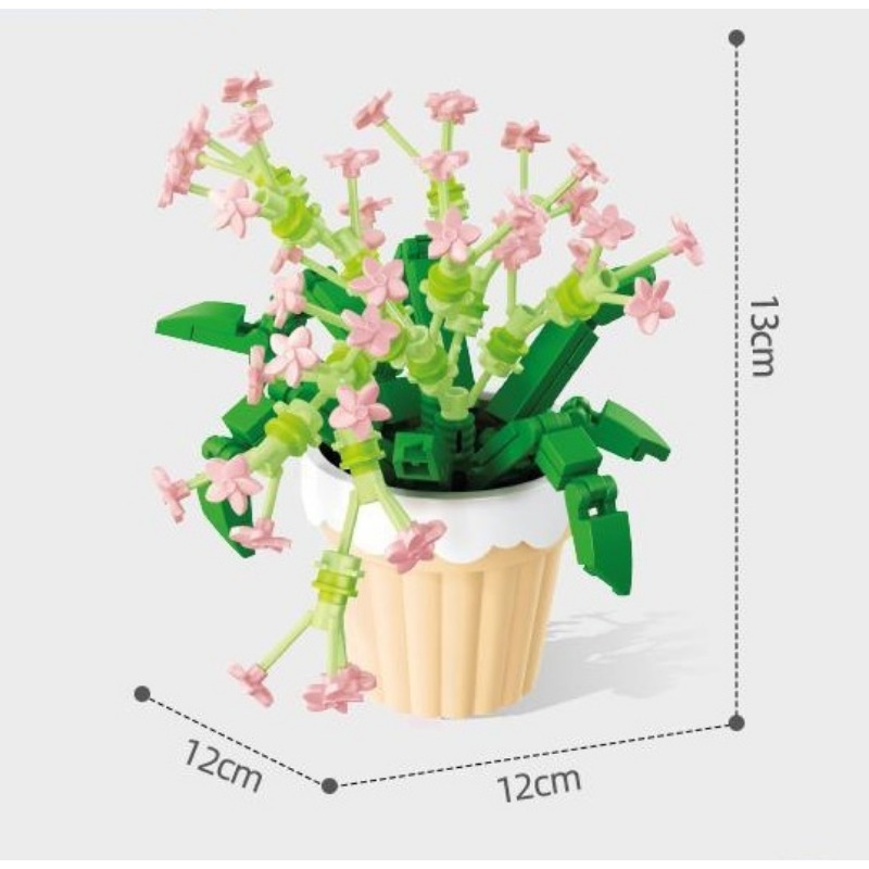 Building Block Potted Flower M - огляд і ціна Cosplay Prop Building